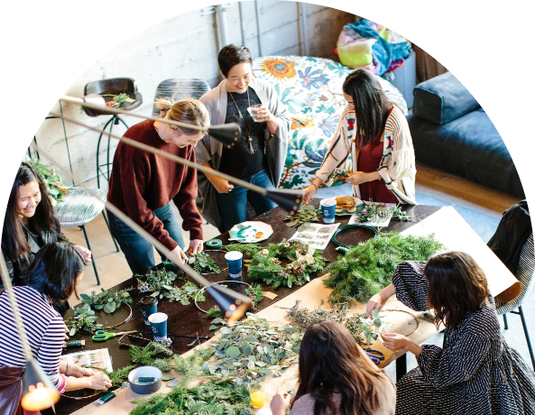 Création d’un atelier décoration pour partager un moment en équipe