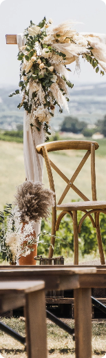 Location d'arche pour votre mariage Une jolie arche pour votre cérémonie de mariage