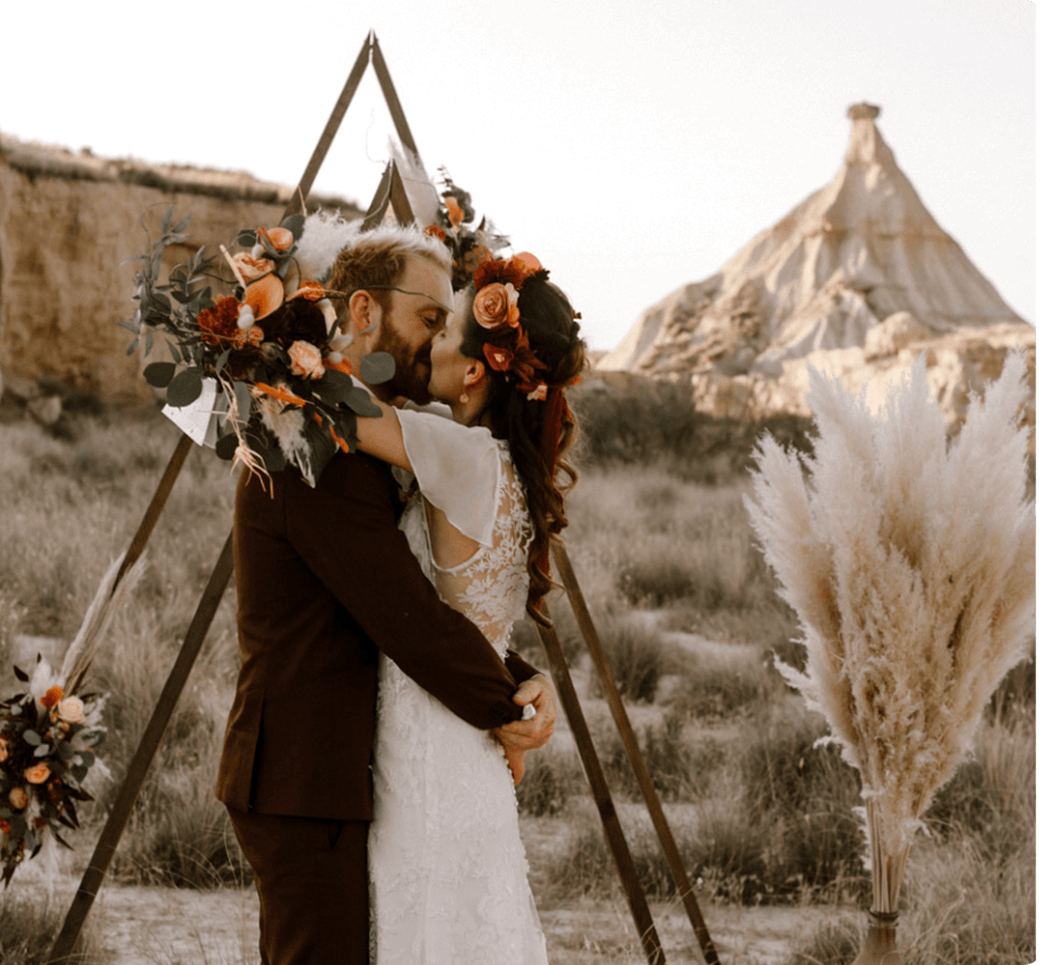 Un mariage en plein désert des Bardenas