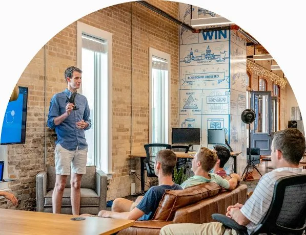 Seminaire d’une start up pour présenter un projet