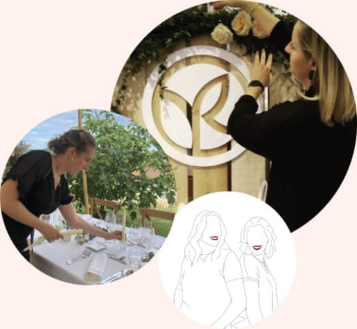 Julie et Anita sur la préparation d’événements professionnels